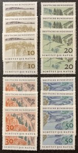 Germany 1969 #1000-3, Nature Protection, Wholesale Lot of 5, MNH, CV $8.50