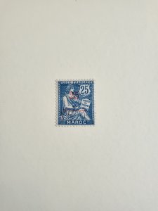 Stamps French Morocco Scott #33 h