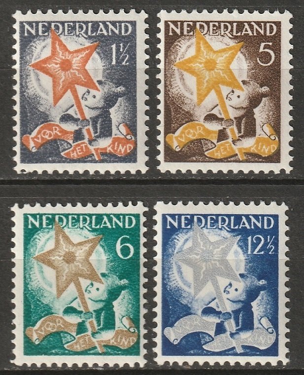 Netherlands 1933 Sc B66-9 set MNH**