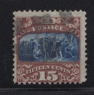 US Stamp Scott #119 15c 1869 Pictorial USED SCV $190