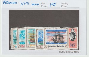 Pitcairn Islands 67-71 VF MNH QEII Ships