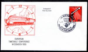 Germany 734 Train U/A FDC