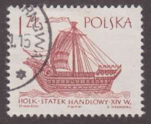 Poland 1305 14th Century Sailing Ship 1965