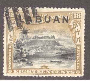 Labuan, Scott #86, cto