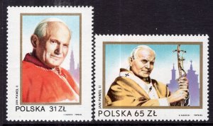 Poland 2574-2575 Pope John Paul II MNH VF