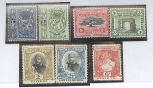 Tonga #38-43/46 Unused Single