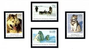 Australia Antarctic Terr L90-93 MNH 1994 Sled Dogs