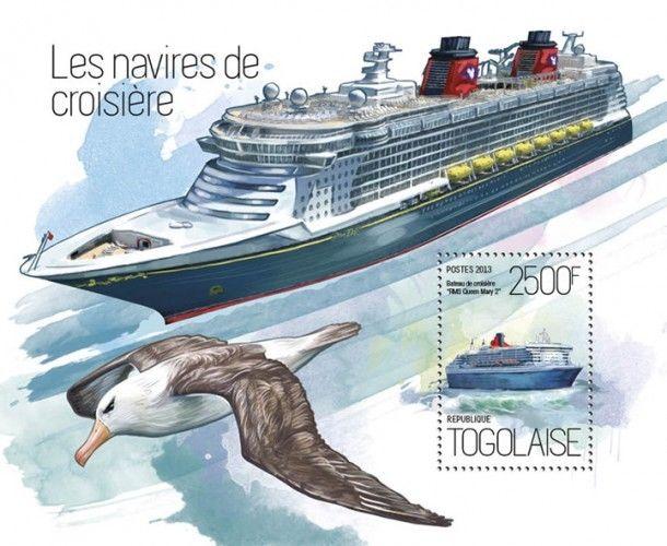 Cruise Ships Schiffe Sea Water Transport Togo MNH stamp set