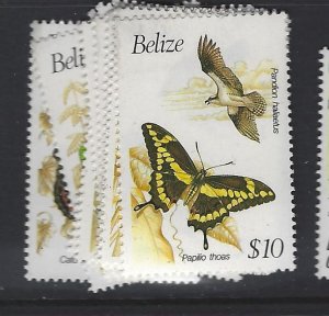 Belize Butterfly SC 932-43 MNH (9gvc)