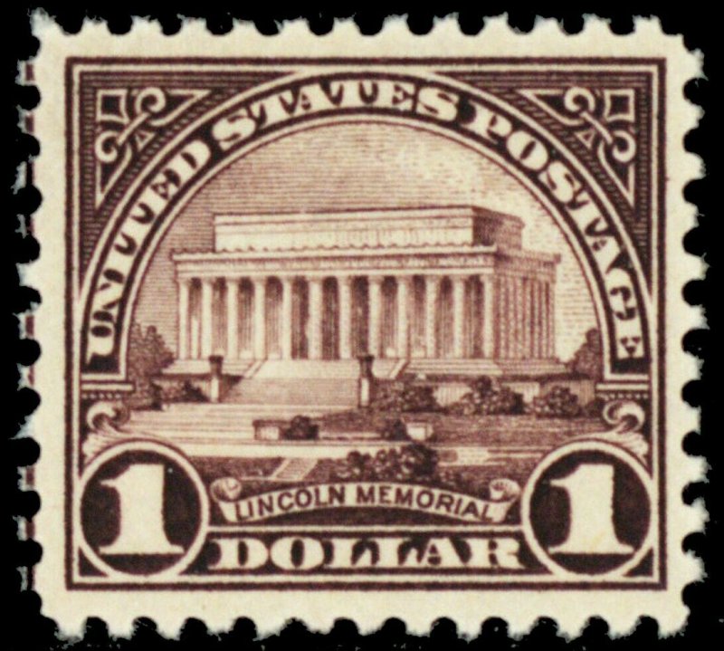 571, Mint $1 VF NH - Nice & Fresh - Lincoln Memorial - Stuart Katz