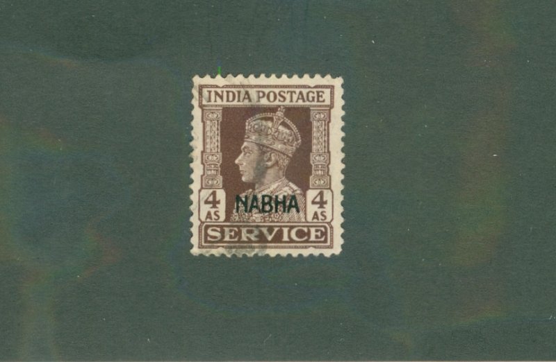 INDIA NABHA STATE 047 USED CV $5.25 BIN $2.40