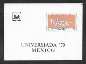 SE)1979 MEXICO, SPORT SERIES, MEXICO UNIVERSITY HEADQUARTERS '79, FENCIN...