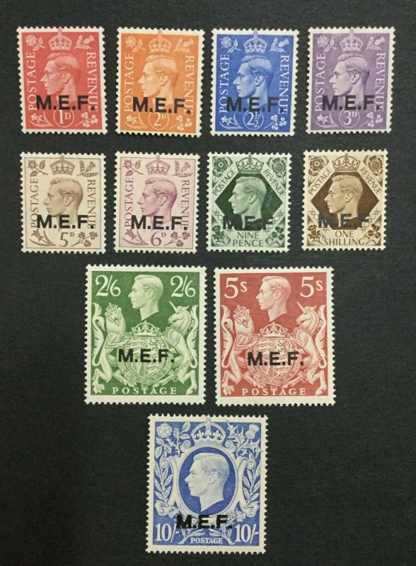 MOMEN: EAF SG #M11-21 1943 MINT OG H LOT #194730-2904