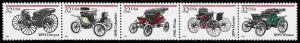 PCBstamps   US #3019/3023a H Strip $1.60(5x32c)Antique Automobiles, MNH, (11)