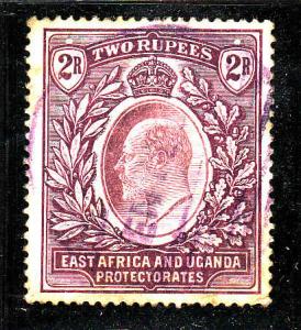 East Africa & Uganda-SC#26-used-2r vio & dl vio-KEVII-cv$67-