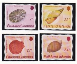 Album Treasures Falkland Is Scott #437-440 Sea Shells Mint Nh-