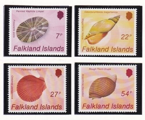 Album Treasures Falkland Is Scott #437-440 Sea Shells Mint Nh-