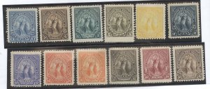 Salvador, El #134-140/142-145B Unused Single