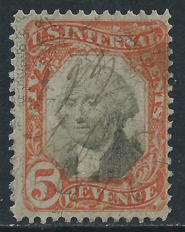 U.S., Sc #R137, 5c Used