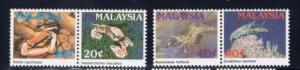 Malaysia 392a-94a Hinged 1989 set 