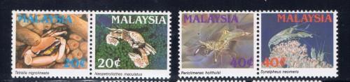 Malaysia 392a-94a Hinged 1989 set 