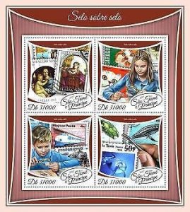 2017 S.Tome&Principe - Stamps On Stamps. Michel: 7443-7446. Scott Code: 3465