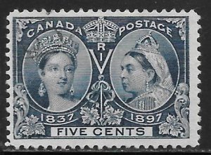 Canada 54: 5c Queen Victoria, used, F-VF