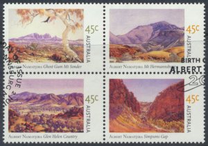 Australia SC# 2067a SG 2204a  Used Paintings  with fdc see details & scans