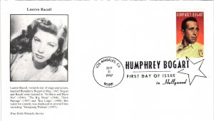 #3152 Humphrey Bogart – Lauren Bacall – B’nai B’rith Cachet