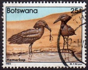 Botswana 314 - Used - 25t Hamerkops (1982) (cv $1.15) (2)