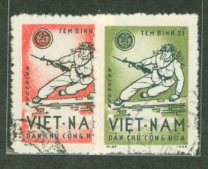 Vietnam/North (Democratic Republic) #R9-10  Single (Complete Set)