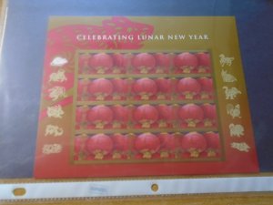 United States  #  4221   MNH  Chinese Lunar New Year   Sheet