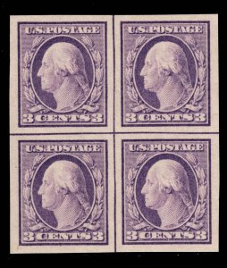 MOMEN: US #483 CENTER LINE BLOCK MINT OG NH PSE GRADED CERT XF-SUP 95 LOT #89153