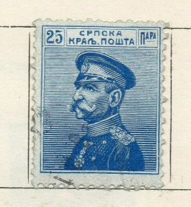 Serbia 1911 Early Issue Fine Used 25p. NW-114524