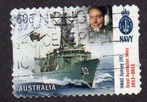 Australia 3531 - Used - HMAS Sydney / Helicopter (cv $0.25)