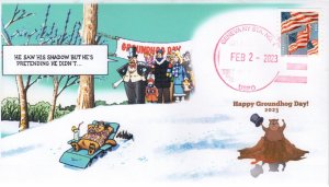 23-278, 2023, Groundhog Day, Event Cover, Local Postmark, Geneva NY