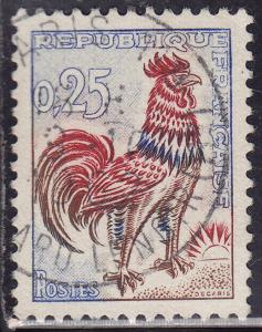 France 1024 Gallic Cock 1962