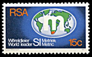 South Africa 497, MNH, Introduction of the International Metric System