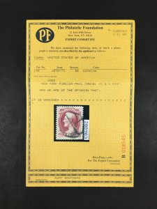 momen: US Stamps #148 Used NYFM SUPERB PF & PSE Certs LOT #87831