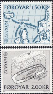 Faroe Islands #81-82 MNH