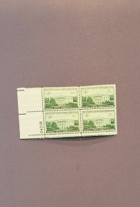 990, Capital Sesquicentennial, Plate Block LL, Mint OGNH, CV $2.00