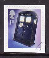 Great Britain-Sc#3156- id6-used 1st Police Box-self-adhesives-Dr. Who-2013-