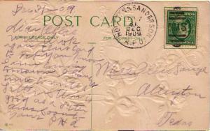 United States U.S. R.P.O.'s Houston & Sanderson 1909 476-P-1  PC.