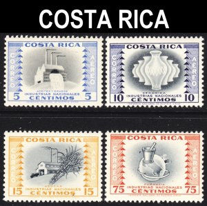Costa Rica Scott C252-55 complete set VF mint OG H.  FREE...