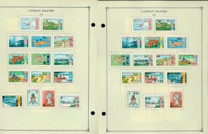 Cayman Islands 1946-1994 M & U Hinged on Scott Internation Pages Thru 1999.