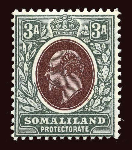 SOMALILAND PROTECTORATE Scott #44 (SG 49) 1905 KGVII unused OG HR
