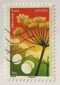 France 2022 Scott 6218 used - Anise Flower and Anise Candies
