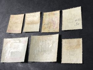 MALAYA/PERAK # 62-68 -MINT/HINGED-COMPLETE SET--------1900