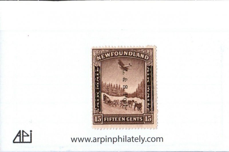 Stamp #211, L&S Post, VF, MLH OG, Land and Sea Post Overprint, Newfoundland ct6