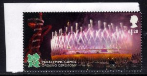 GB 2012 QE2 £1.28 Memories London Paralympic opening Ceremony Ex Fdc M/S SG ...